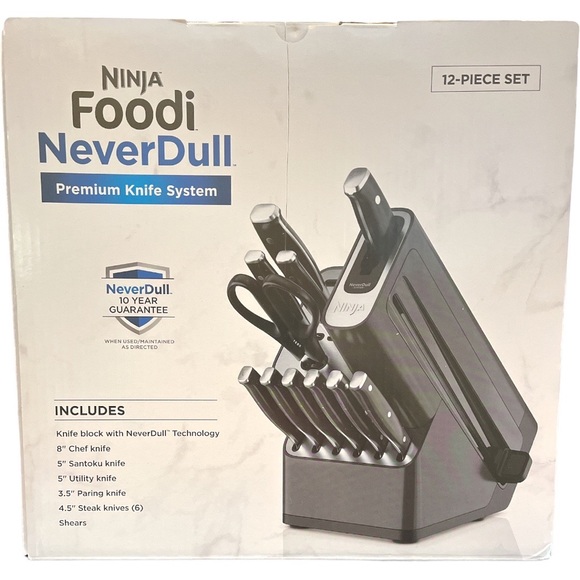 Ninja Kitchen Ninja Foodi Never Dull Premium 2piece Knife Block Set